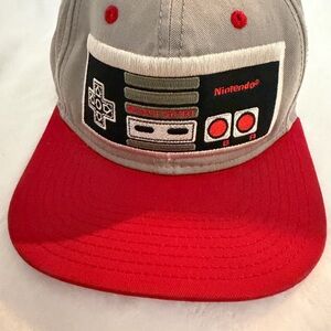 Nintendo Gray and Red Controller Hat